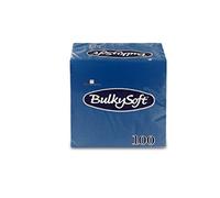 Bulky Soft Bs-32630 Tovaglioli Piegati 1/4, 2 Strati, Blu, 24X24 cm, 100 Pezzi