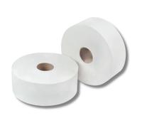Bulky Soft BS-65005 - Carta igienica Maxi-Jumbo a 2 strati, diametro 24,5 cm, confezione da 6 pezzi, colore: Bianco