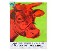 Bull Artwork Wall Art - Poster mostra Andy Warhol - 12X16/16X20/18X24/24X36
