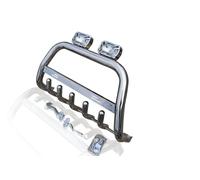 Bull Bar A Bar + Spot Per Volkswagen Caddy 2004 - 2010 Placca Logo Rimovibile