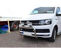 Bull Bar + Fari Spot Per Citroen Jumpy 07-16 Parafango Anteriore In Acciaio Abar