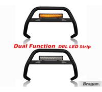 Bull Bar + Night Blazer LED Light Bar Per Ford Transit MK6 2000 - 2006 - NERO