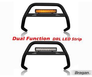 Bull Bar + Night Blazer LED Light Bar Per Ford Transit MK6 2000 - 2006 - NERO