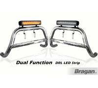 Bull BAR + Notte Giacca Barra LED Per X-class 2017 + Eu Ec Approvato