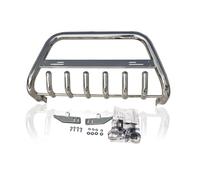 Bull Bar Paracolpi ABar Per Renault Kangoo 2008-2021 Anteriore Cromato 60mm