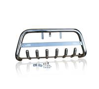 Bull BAR Per Vauxhall Opel Vivaro 2012-2014 Abar Inox Staccabile Logo Piastra