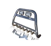 Bull BAR + Rettangolare Pois per Renault 2014-2022 Abar Stainless-Detachable