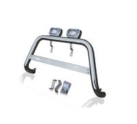 Bull BAR + Rettangolare Punti x2 per Mitsubishi L200 2005 - 2012 A Barra -