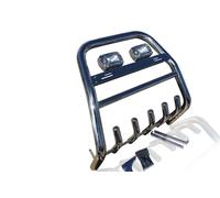 Bull BAR + Rettangolare Punti x2 per Nissan Navara D40 2010-2016 Abar -