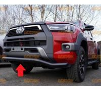 Bull Bar Toyota HILUX Paracolpi Frontale Protezione Motore 2016 - 2025 Nero