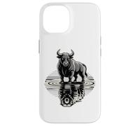 Bull Bear Reflection Mercato azionario Trader Custodia per iPhone 14