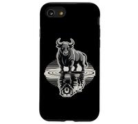 Bull Bear Reflection Mercato azionario Trader Custodia per iPhone SE (2020) / 7/8