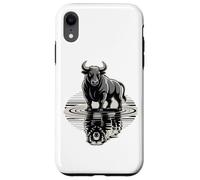 Bull Bear Reflection Mercato azionario Trader Custodia per iPhone XR