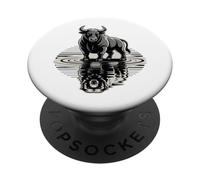 Bull Bear Reflection Mercato azionario Trader PopSockets PopGrip Adesivo