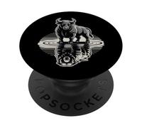 Bull Bear Reflection Mercato azionario Trader PopSockets PopGrip Adesivo