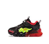 BULL BOYS Nuove Sneakers Bull Boy Dinosauro con LUCI 35 Nero