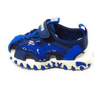 Bull Boys Sandali Sportivi con Dinosauro,Modello DNCL5052 Pterodattilo Blu Navy,Luci LED,A Strappo, Suola Antiscivolo (Blu, Sistema Taglie Calzature EU, Adolescente, Numero, Media, 32)