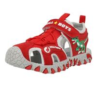 Bull Boys Sandalo a punta chiusa DNCL3144-AD01 Velociraptor rosso con luci (numeric_33)