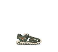 Bull Boys Sandalo Bambino Verde Tessuto, Pu DNCL3144-VEG-A128843