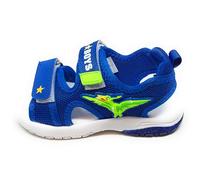 Bull Boys Sandalo Dinosauro con luci DNCL4534 Pterodattilo Blu Royal,Suola in Gomma Bianca con impronta (Blu royal, Sistema Taglie Calzature EU, Adolescente, Numero, Media, 33)