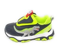 Bull Boys Scarpa con luci Modello DNAL4550 NE11 T-Rex Nero (Nero NE11, Sistema Taglie Calzature EU, Bambino Piccolo (2-5 Anni), Numero, Media, 28)
