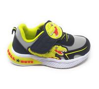 Bull Boys scarpa con luci modello DNAL5141 Velociraptor grigio nero giallo