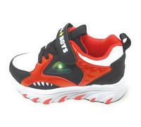 Bull Boys scarpa Occhiosauro con luci modello DNAL5288 Ologramma rosso e bianco