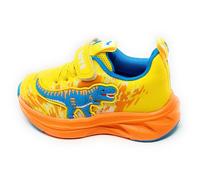 Bull Boys scarpa T-Rex con luci modello bambino DNAL5155 Explorator Rex giallo