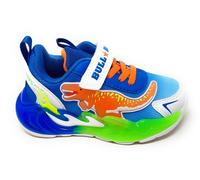 Bull Boys scarpa T-Rex con luci modello DNAL5117 Jurassic Rex blu royal