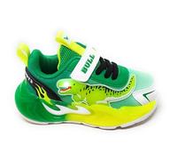 Bull Boys Scarpe con Luci DNAL5117 Jurassic Rex,Verde,Chiusura a Strappo,Dinosauro T-Rex,Suola Ammortizzata (Verde, Sistema Taglie Calzature EU, Bambino Piccolo (2-5 Anni), Numero, Media, 26)