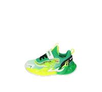 Bull Boys Scarpe con Luci DNAL5117 Jurassic Rex,Verde,Chiusura a Strappo,Dinosauro T-Rex,Suola Ammortizzata (Verde, Sistema Taglie Calzature EU, Adolescente, Numero, Media, 30)