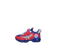 Bull Boys Scarpe DNAR5008 T-Rex,Chiusura Strappo,Royal Rosso,Luci e Audio attivabili con Bottone on/off (Royal/Rosso, Sistema Taglie Calzature EU, Adolescente, Numero, Media, 32)
