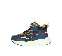 Bull Boys DNAL4573 Sneaker Alta da Bambino con luci T-Rex Blu (Blu, Sistema Taglie Calzature EU, Bambino Piccolo (2-5 Anni), Numero, Media, 32)