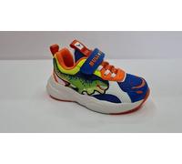 Bull Boys Sneakers Bambino Jungle Rex con Strappo e Lacci Elastici - RYBI (Royal