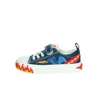 Bull Boys Scarpe in Tela con Puntale in Gomma Dragon 3,Chiusura Strappo,Colore Blu,Tema Drago (Blu, Sistema Taglie Calzature EU, Adolescente, Numero, Media, 33)