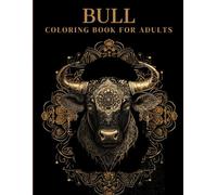 Bull Coloring Book For Adults