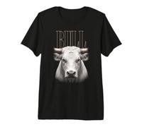 Bull Face Farm Bovini Animali Toro Maglietta Premium