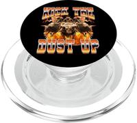 Bull Rider Bull Riding Bootleg stile anni '90 Kick The Dust Up PopSockets PopGrip per MagSafe
