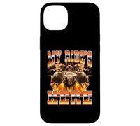Bull Rider Bull Riding Bootleg Style 90s My Ride è qui Custodia per iPhone 14 Plus
