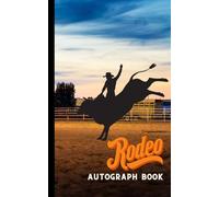Bull Riding Autograph Book, Rodeo Fan Journal for Signatures, Rider Meet & Greets, and Event Notes | 50 Blank Pages | Perfect for Bull Riding & Western Events, 5" x 8"