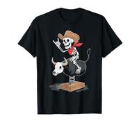 Bull Riding Spring Rocker Pratica Meccanica Bull Cowboy Maglietta