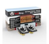 Bull Ring 4003 SS Universal Retractable Truck Tie Downs Direct from Factory 1-Pair