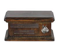 Bull Terrier (2) - Urna per cenere di cane. Modello basso Art Dog IT