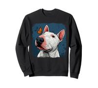 Bull Terrier Allegro con Farfalla Felpa