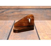 Bull Terrier - Candeliere in legno con cane Art Dog IT tipo 2