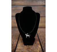 Bull Terrier - Ciondolo In Argento Con L'immagine Di Un Cane Art Dog DE