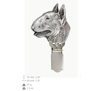Bull Terrier - Clip rivestito di argento, alta qualità Art Dog IT