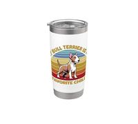 Bull Terrier è il mio bambino preferito Retro Sunset Dog Lover Bicchiere termico in acciaio inox doppia parete
