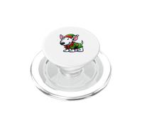 Bull Terrier inglese Christmas Funny Dog Xmas PopSockets PopGrip per MagSafe