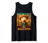 Bull Terrier inglese El Bullito Wild West Cowboy Western Dog Canotta